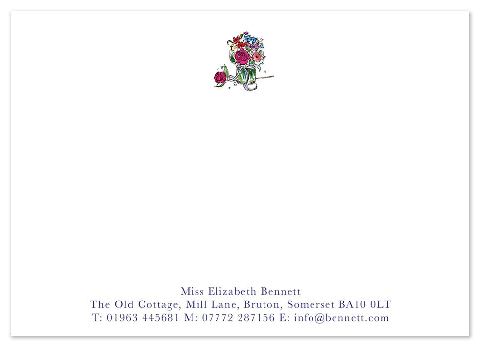 Flowers - Personalised Personalised Stationery