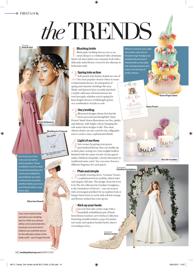 Trending in Wedding Ideas Magazine!
