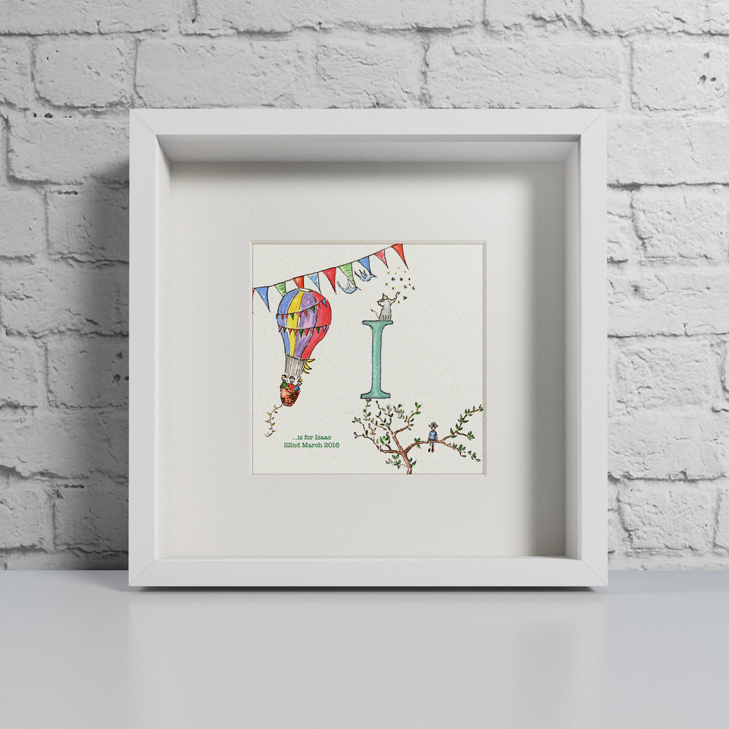 Hot Air Balloon - Personalised Print