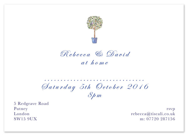 Bay Tree - Personalised Personalised Stationery