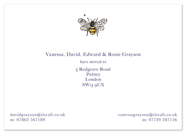 Bumble Bee - Personalised Personalised Stationery