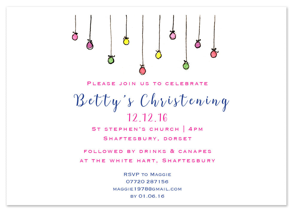 Baubles - Personalised Personalised Stationery