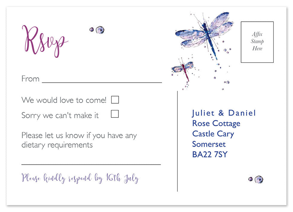 Dragonflies - Personalised 