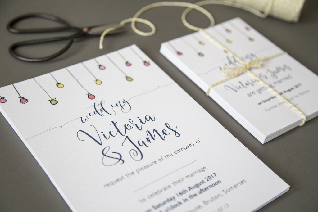 Festoon of lights - Personalised 