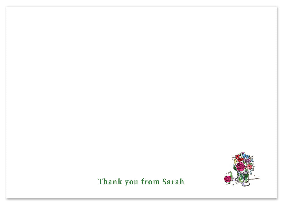 Flowers - Personalised Personalised Stationery