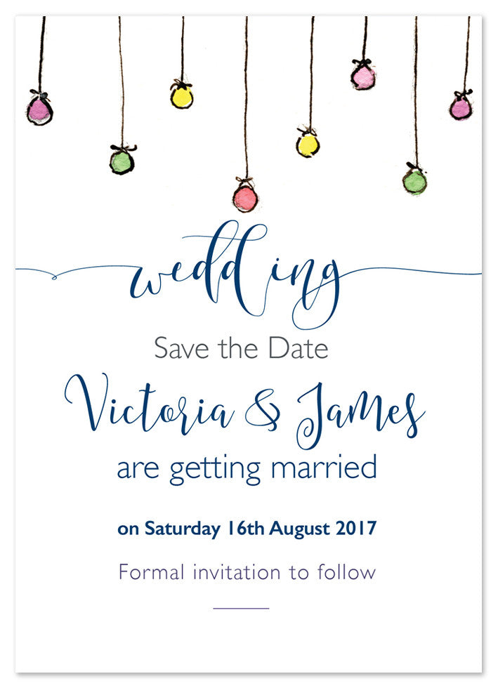 Festoon of lights - Personalised 