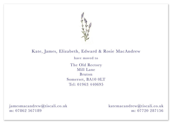 Lavender II - Personalised Personalised Stationery