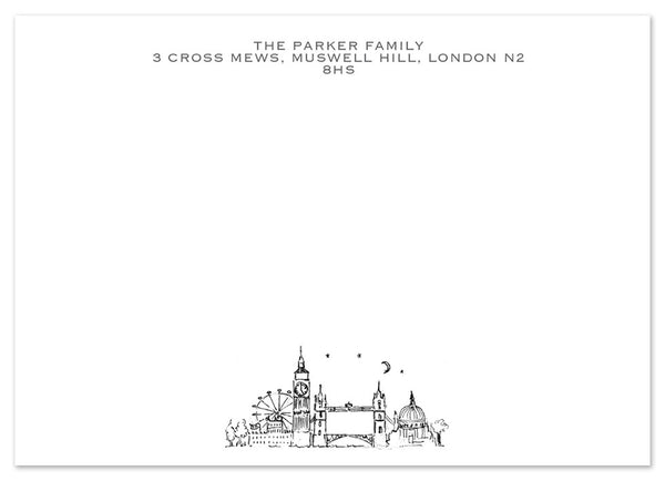 London - Personalised Personalised Stationery