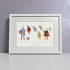 'Super You' Personalised Super Hero Family Print - Personalised 