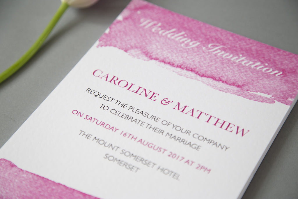 Watercolour wash - Personalised 