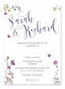 Vintage Flowers - Personalised 