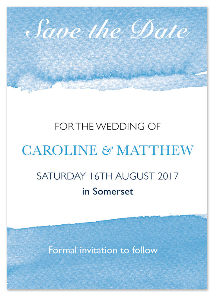Watercolour wash - Personalised 