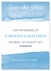 Watercolour wash - Personalised 